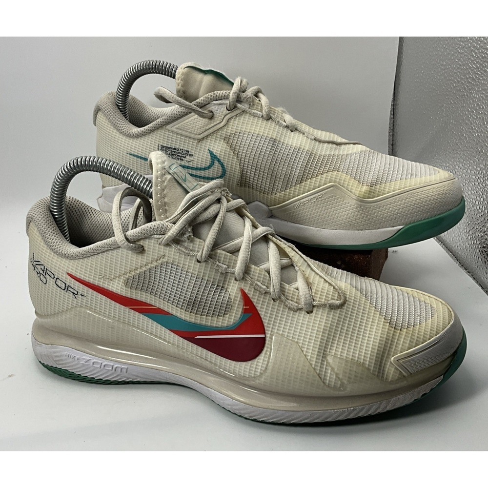 Nike Court Air Zoom Vapor Pro Sail Red White Tennis‎ Shoes Size 10.5